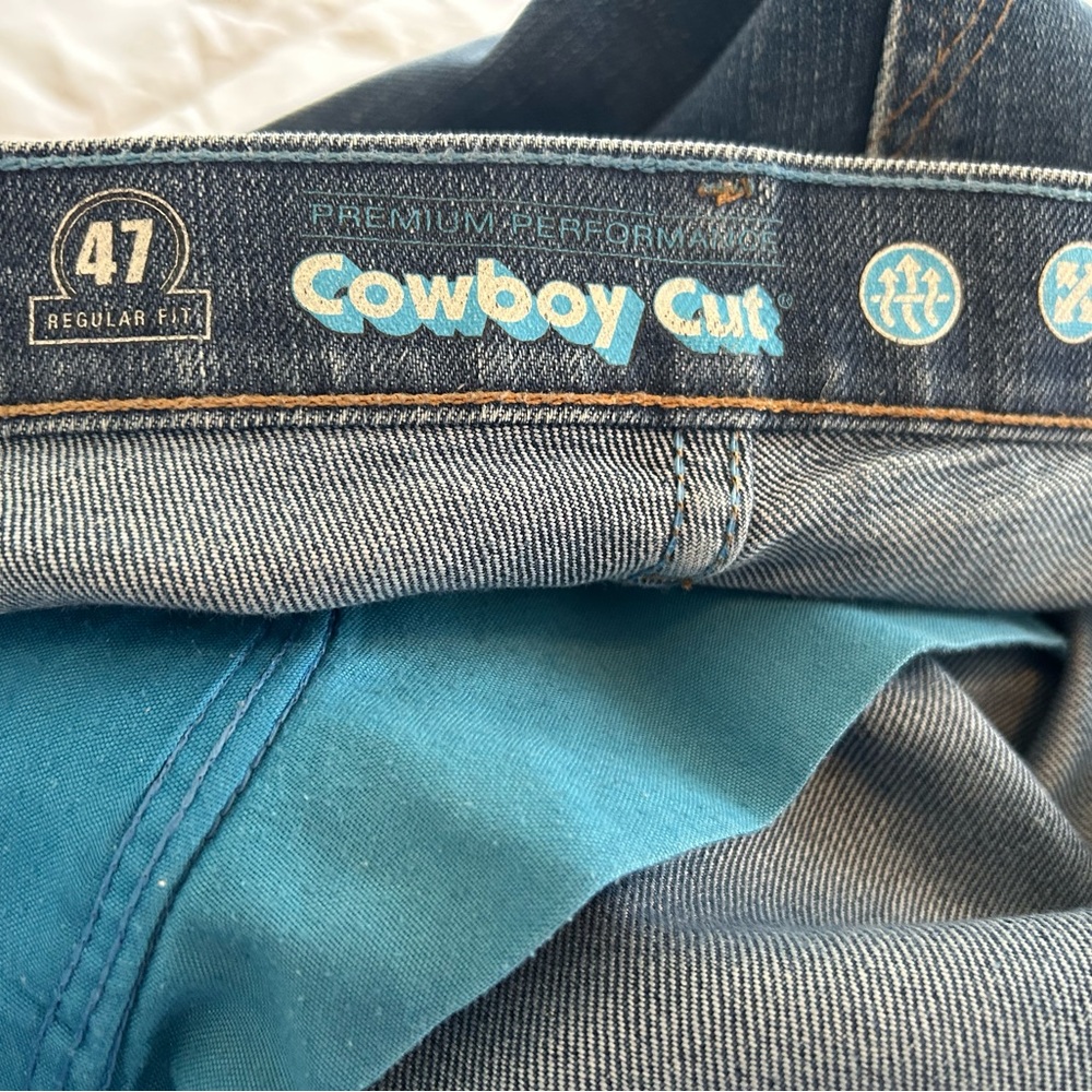 Men's Wranglers - starched and ready to wear.